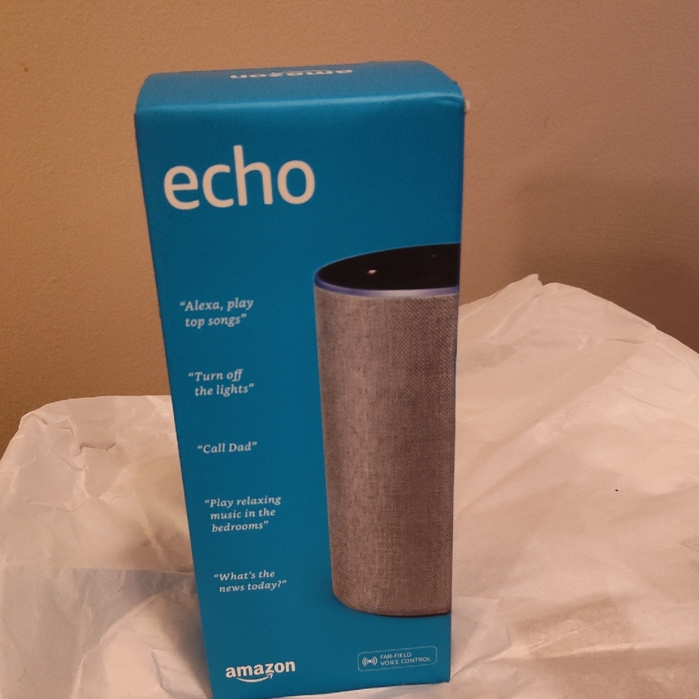 Amazon Echo Smart Speaker - Blue and Gray